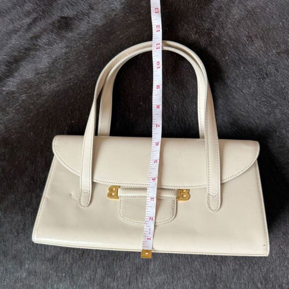 Bally White Leather Handbag - Picture 6 of 11